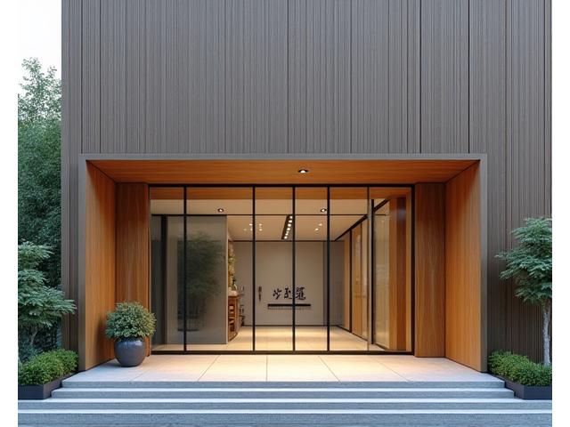 赤坂のCalvornidexuroオフィス外観、現代的な日本建築様式